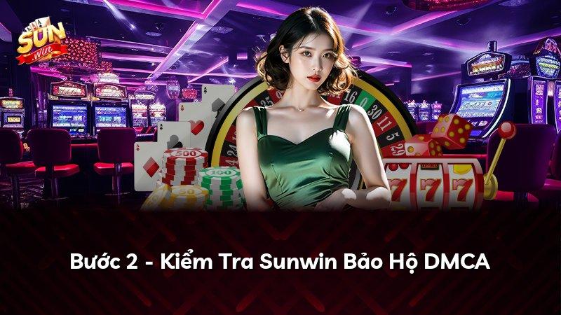 Bước 2 - Kiểm Tra Sunwin Bảo Hộ DMCA